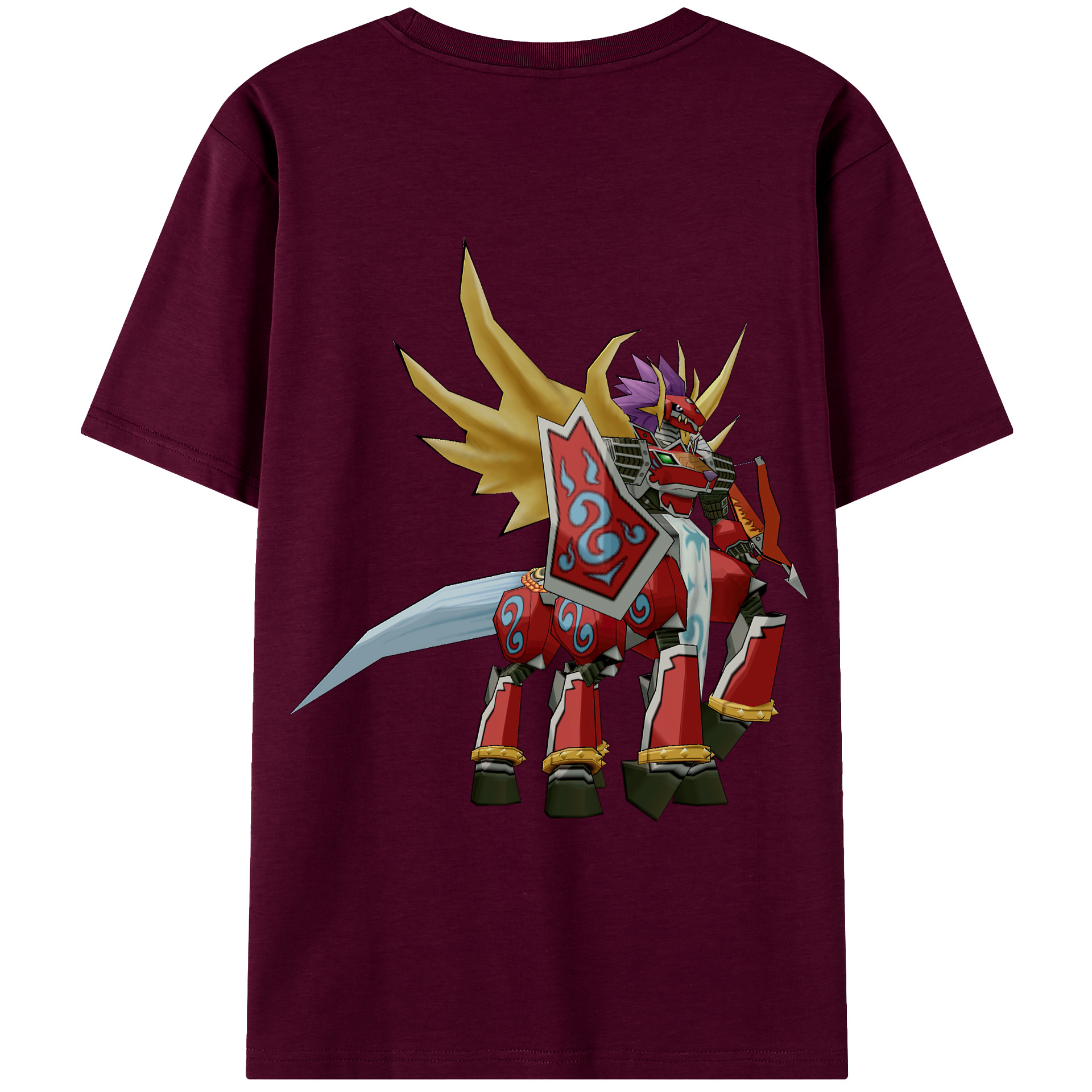 （画像用） Digimon デジタルモンスター/デジモン レディース半袖Tシャツ(バックプリント)